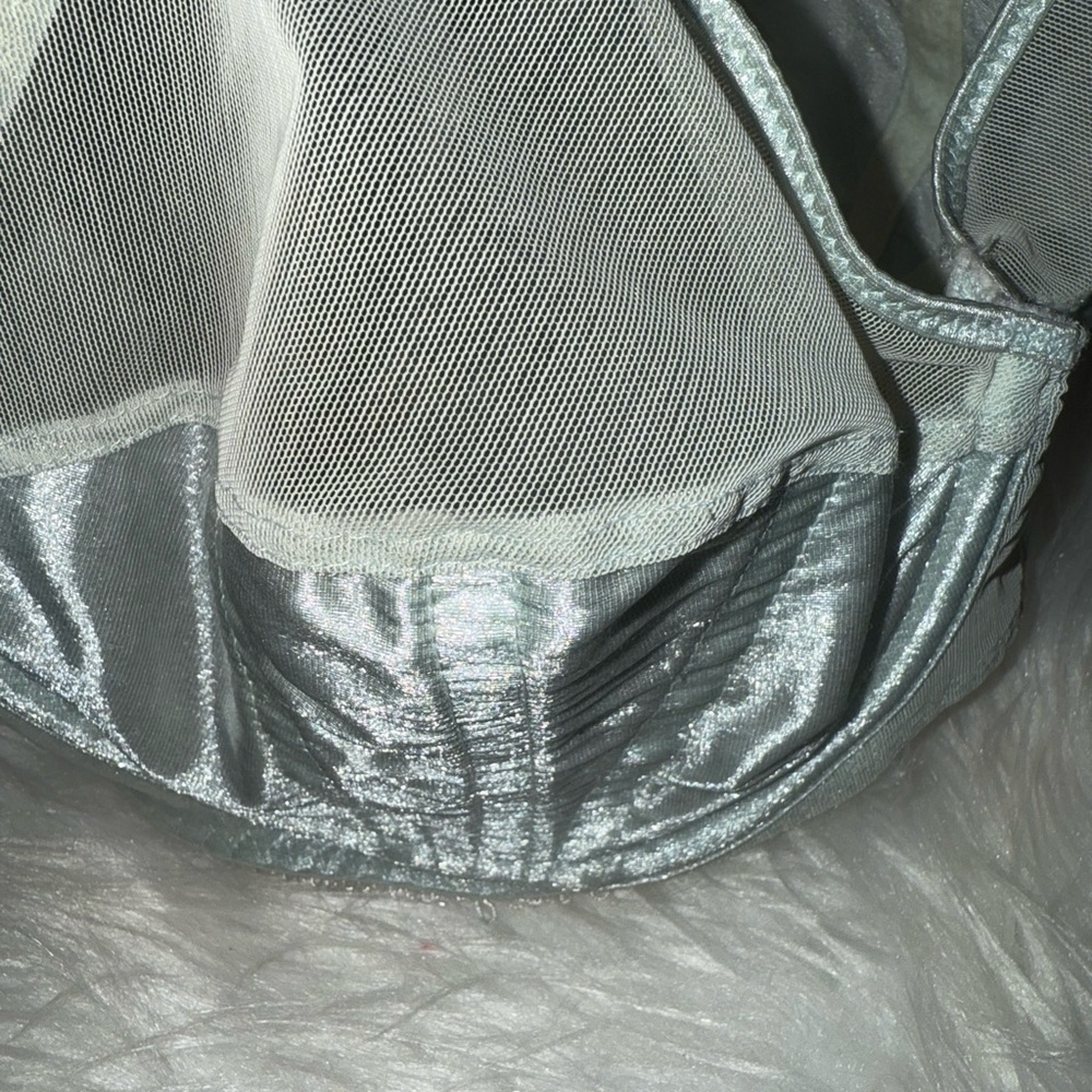 Victoria's Secret Shimmering Silver Bra